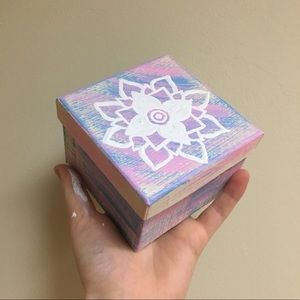 Original Artwork Mandala Storage Jewelry Box